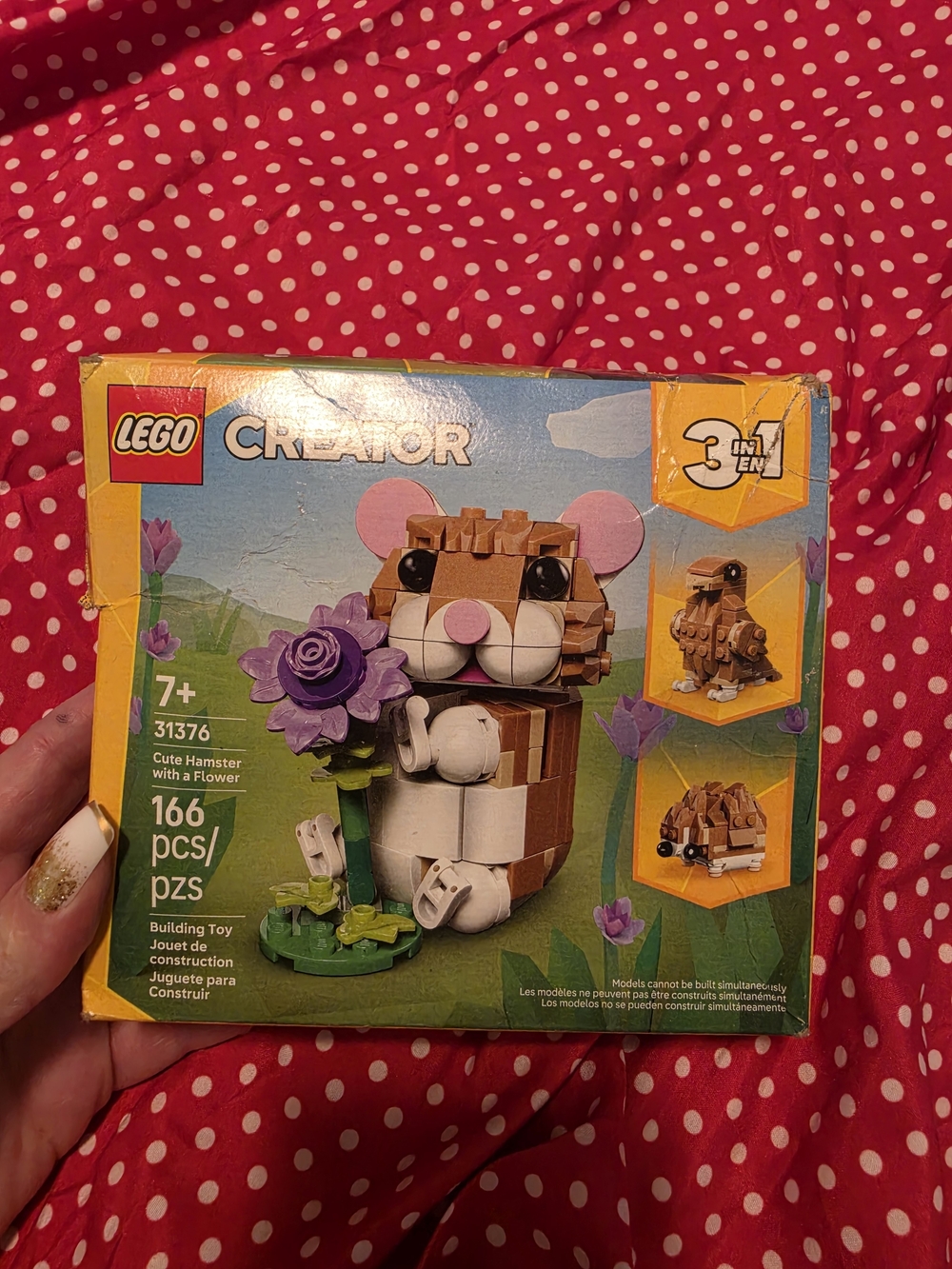 LEGO Creator Brown Hamster with Purple Flower